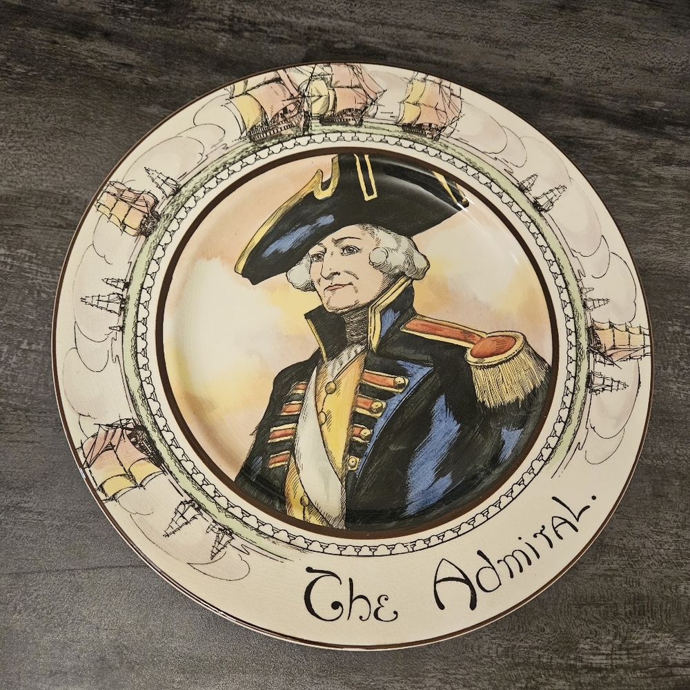 Royal Doulton "The Admiral" Picture Plate, #D6278.